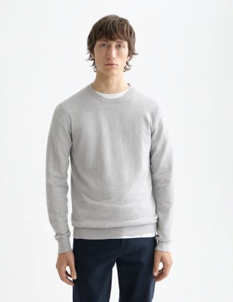 VISCOSE PULLOVER CREWNECK