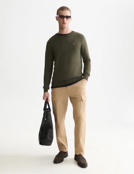 SEASONAL ESSENTIALS VISCOSE-BLEND SWEATER