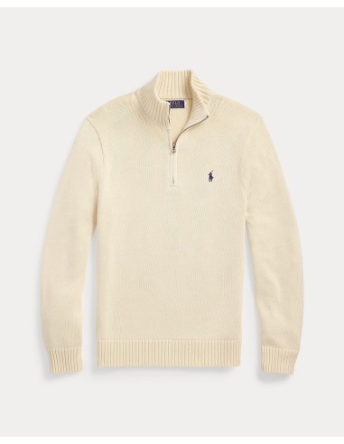 ΠΟΥΛΟΒΕΡ QUARTER-ZIP COTTON MOCKNECK