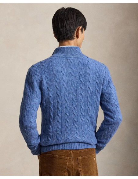 ΠΟΥΛΟΒΕΡ CABLE-KNIT QUARTER-ZIP