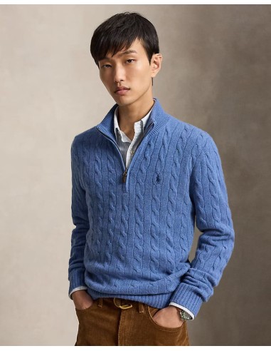 ΠΟΥΛΟΒΕΡ CABLE-KNIT QUARTER-ZIP