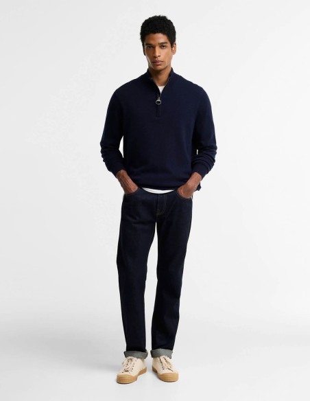 RONSON WOOL-CASHMERE HALF-ZIP JUMPER
