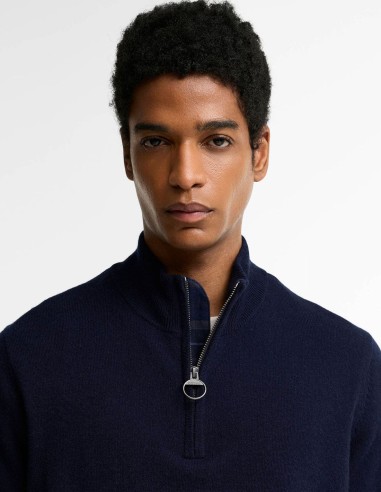 RONSON WOOL-CASHMERE HALF-ZIP JUMPER