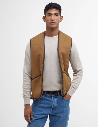 WARM PILE WAISTCOAT/ZIP-IN...