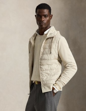 HYBRID FULL-ZIP HOODIE