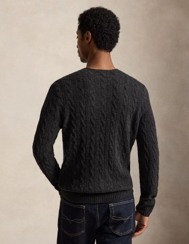 CABLE-KNIT WOOL-CASHMERE JUMPER