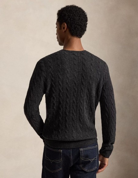 CABLE-KNIT WOOL-CASHMERE JUMPER