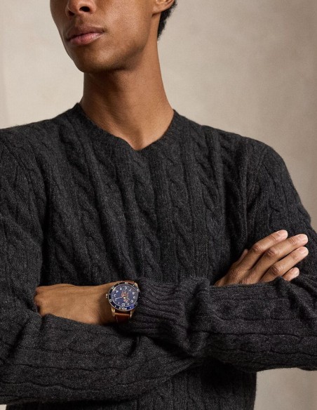 CABLE-KNIT WOOL-CASHMERE JUMPER
