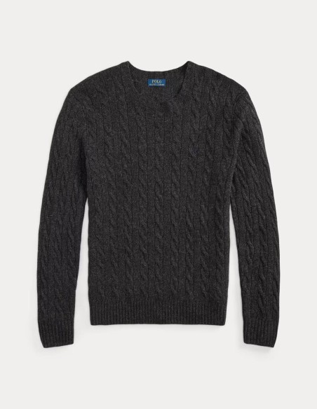 CABLE-KNIT WOOL-CASHMERE JUMPER