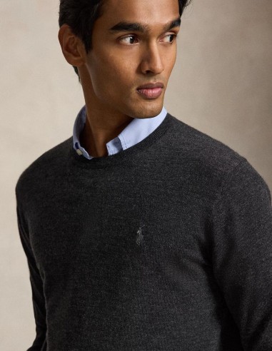 WASHABLE WOOL CREWNECK JUMPER