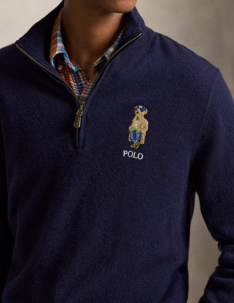 POLO BEAR WOOL QUARTER ZIP... 2