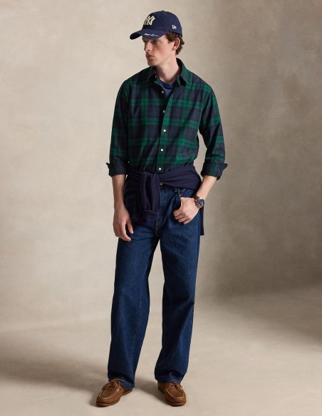 ΠΟΥΚΑΜΙΣΟ CUSTOM FIT TATTERSALL OXFORD