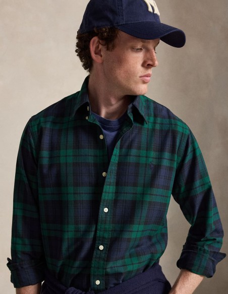 ΠΟΥΚΑΜΙΣΟ CUSTOM FIT TATTERSALL OXFORD
