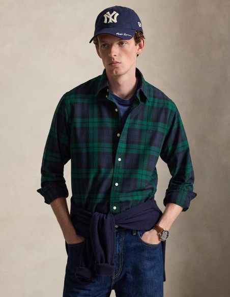 ΠΟΥΚΑΜΙΣΟ CUSTOM FIT TATTERSALL OXFORD