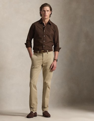 CUSTOM FIT GARMENT-DYED OXFORD SHIRT