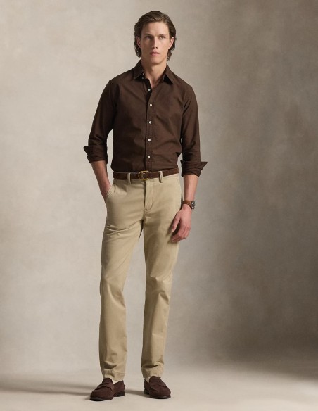 CUSTOM FIT GARMENT-DYED OXFORD SHIRT