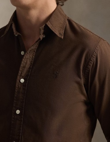 CUSTOM FIT GARMENT-DYED OXFORD SHIRT