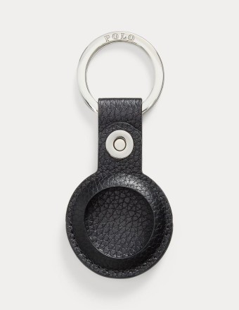 AIRTAG KEY FOB PEBBLED LEATHER 2