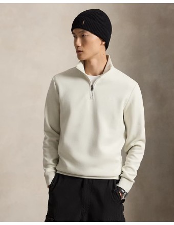 DOUBLE-KNIT QUARTER-ZIP...