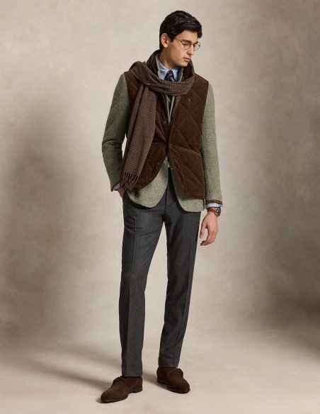 QUILTED CORDUROY GILET