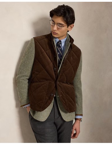 QUILTED CORDUROY GILET