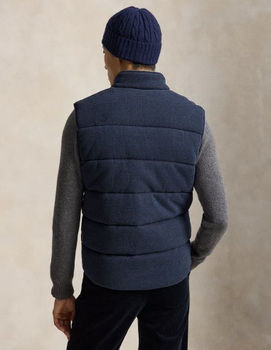 HOUNDSTOOTH ESTATE-RIB WAISTCOAT