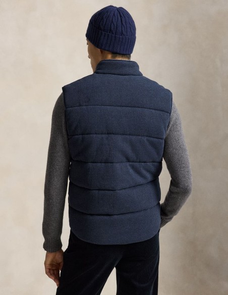 HOUNDSTOOTH ESTATE-RIB WAISTCOAT