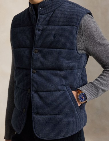 HOUNDSTOOTH ESTATE-RIB WAISTCOAT