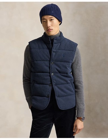 HOUNDSTOOTH ESTATE-RIB WAISTCOAT