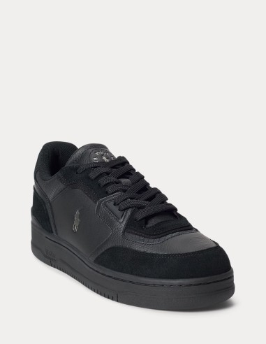 OPEN MASTERS LEATHER-SUEDE TRAINERS
