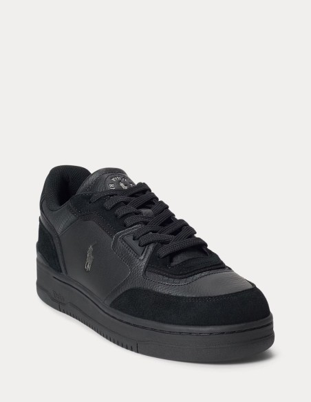 OPEN MASTERS LEATHER-SUEDE TRAINERS