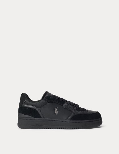 OPEN MASTERS LEATHER-SUEDE TRAINERS