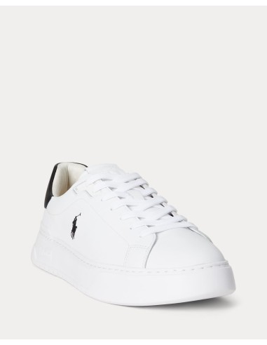 RLITE COURT TUMBLED LEATHER TRAINER