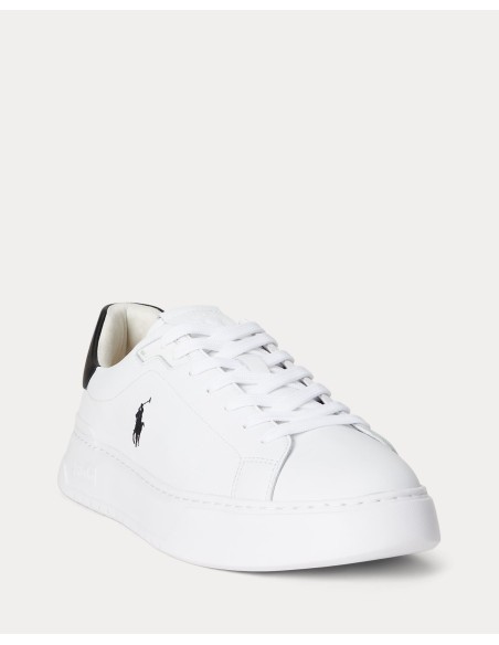 ΠΑΠΟΥΤΣΙ RLITE COURT TUMBLED LEATHER TRAINER