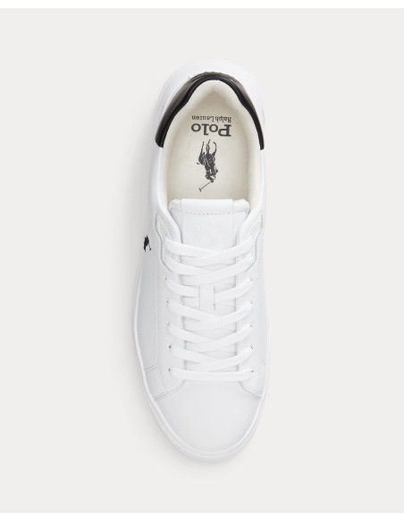 RLITE COURT TUMBLED LEATHER TRAINER
