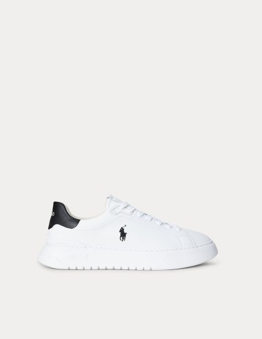 RLITE COURT TUMBLED LEATHER TRAINER