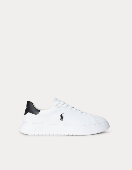 ΠΑΠΟΥΤΣΙ RLITE COURT TUMBLED LEATHER TRAINER