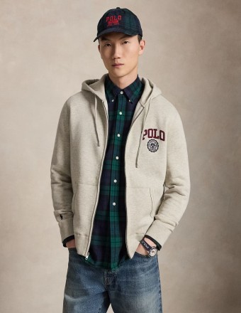 LOGO FLEECE FUL-ZIP HOODIE