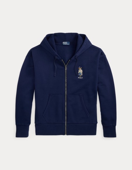 VINTAGE FIT POLO BEAR FULL-ZIP HOODIE