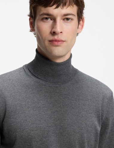 ROLLNECK EXTRA-FINE MERINO WOOL SWEATER