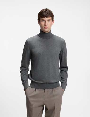ROLLNECK EXTRA-FINE MERINO WOOL SWEATER