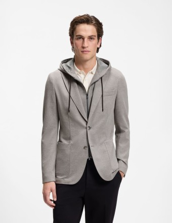 SLIM FIT JACKET WITH INNER...