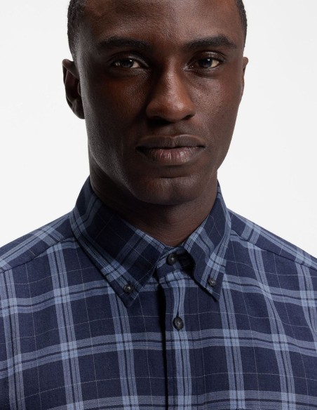 ΠΟΥΚΑΜΙΣΟ CHECKED COTTON FLANNEL REGULAR FIT