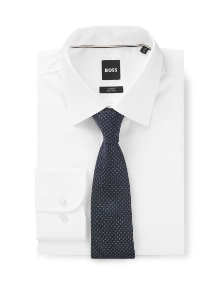 SILK TIE WITH JACQUARD PATTERN