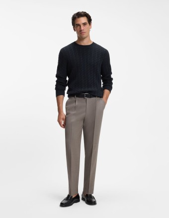CABLE-KNIT SWEATER IN... 2