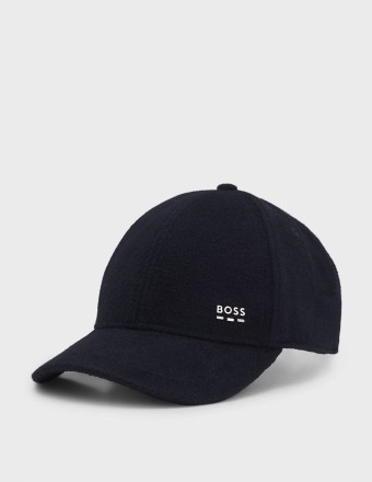 WOOL & SILK BLEND CAP WITH...