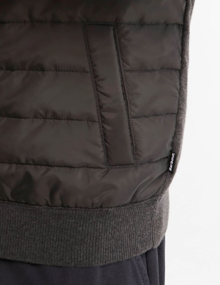 ESSENTIAL CARN BAFFLE ZIP THROUGH SWEATER