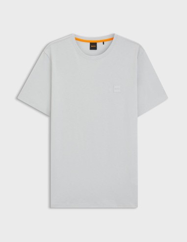 COTTON T-SHIRT WITH LOGO PATCH