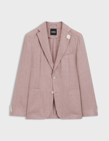 ΣΑΚΑΚΙ MICRO-PATTERN LINEN BLEND SLIM...