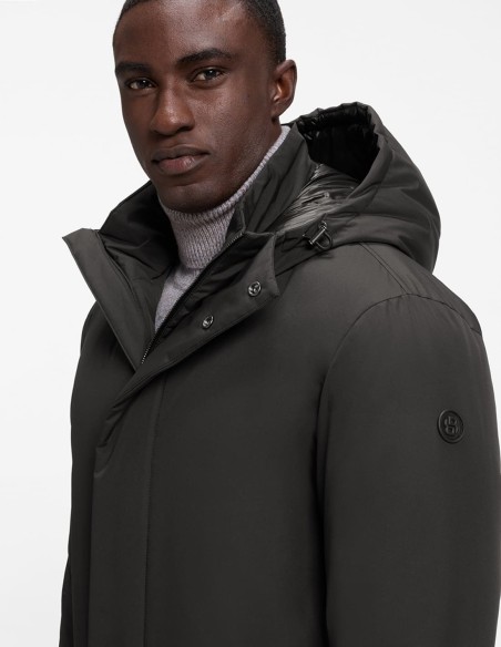 HOODED DOWN WATER-REPELLENT JACKET